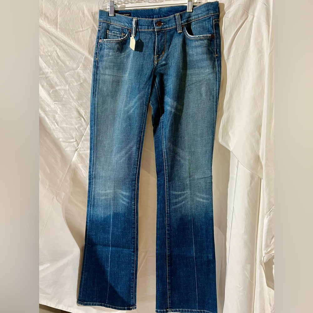 Citizens Of Humanity Blue Boot Cut Jeans